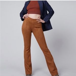Spanx Faux Leather Flare Pants